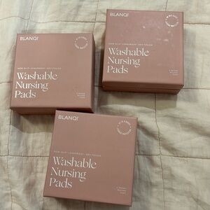 Blanqi washable reusable nursing pads NWT 3 pairs